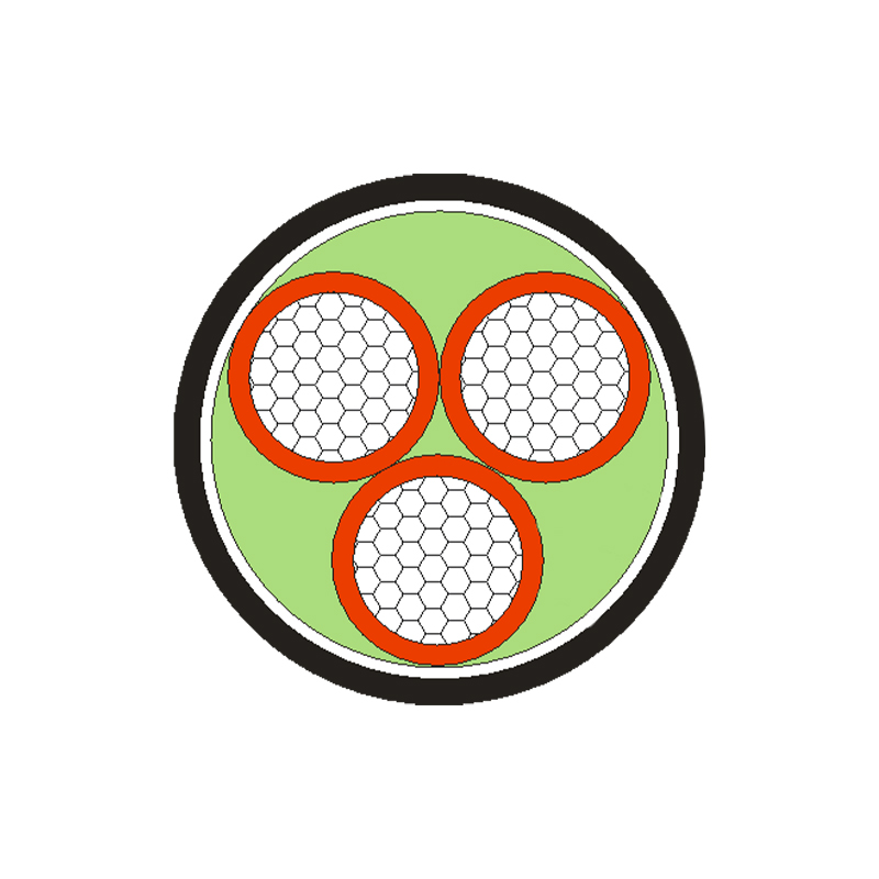 Kabel Kuasa Bertebat XLPE/PVC untuk Voltan Ternilai 0.6/1kV