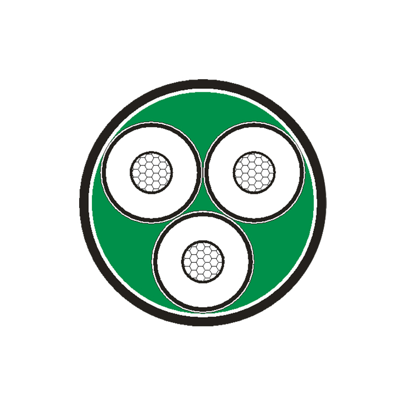 Kabel Kuasa Bertebat XLPE Untuk Voltan Ternilai 3.6/6kV -26/35kV
