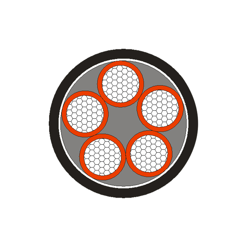 Kabel Kuasa Bertebat XLPE/PVC untuk Voltan Ternilai 0.6/1kV