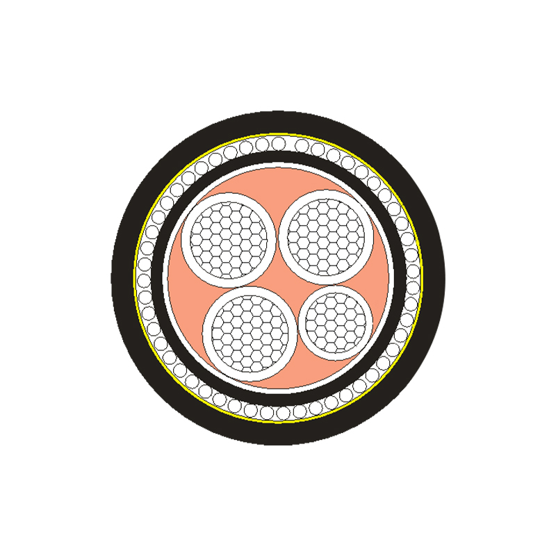 Kabel Kuasa Bertebat XLPE/PVC untuk Voltan Ternilai 0.6/1kV